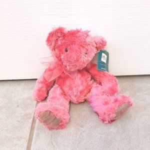 NEW Small Pink Teddy bear Plush Bow